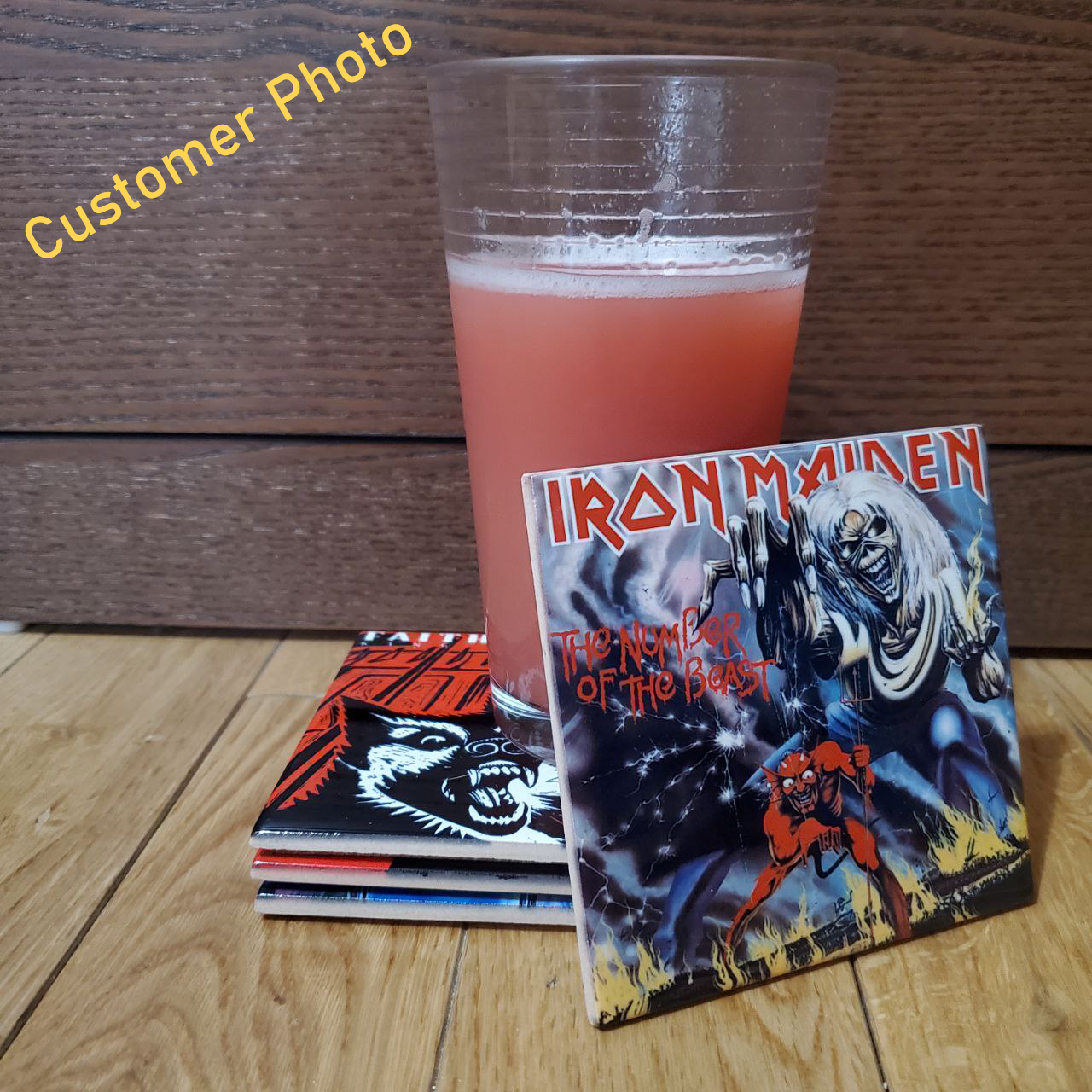 Custom Ceramic Coaster Art